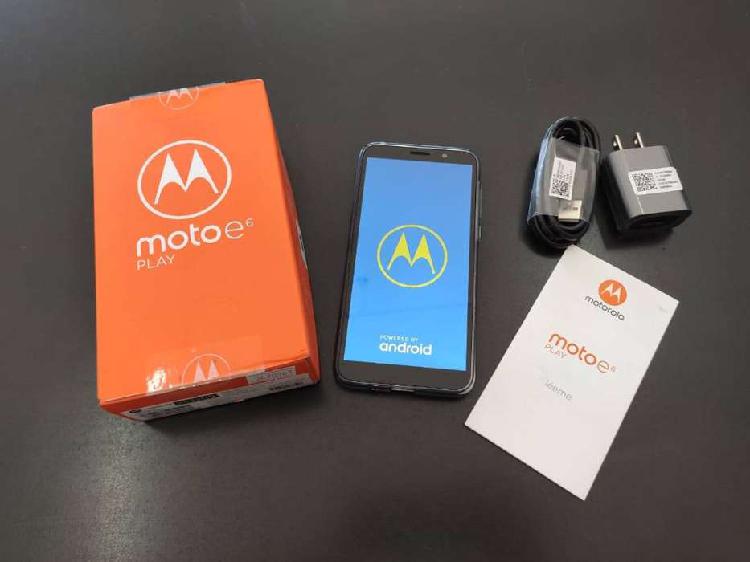 MOTOROLA MOTO E6 PLAY, POCO TIEMPO DE USO - PERFECTO ESTADO