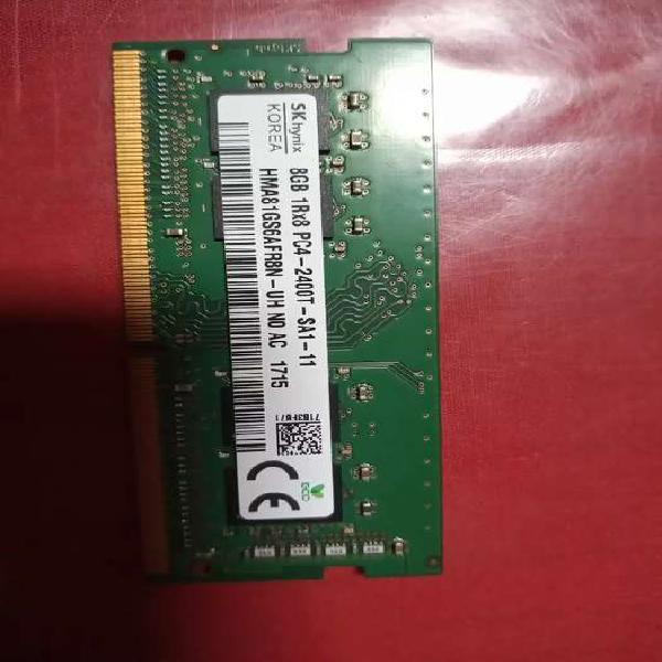 Memorias Ram 8gb DDR4 2400MHZ