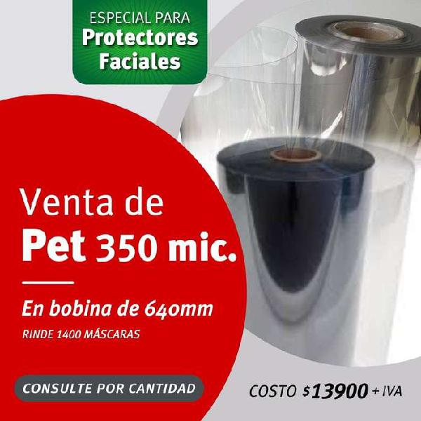 Pet (bobina) para Marscaras Faciales