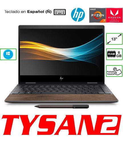 Ultrabook Hp Envy Amd Ryzen 7 8g 512ssd Touch En Stock Ya!!!