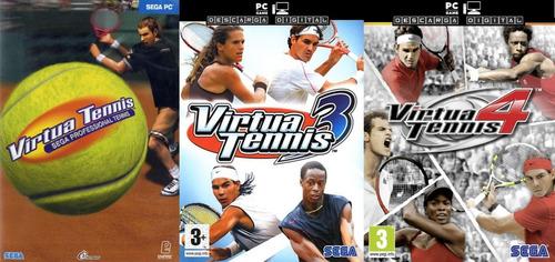 Virtua Tennis 1 + 3 + 4 (3 Juegos) Combo Pc Digital Español