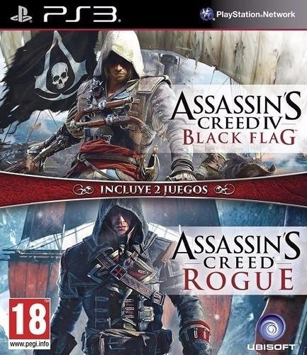 Assassin's Creed Ps3 Digital Naval | 2 X1 Rogue Y Black Flag
