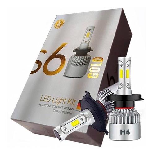 Kit Led Cree S6 Gold H1 H3 H4 H7 H11 H16 9005 9006