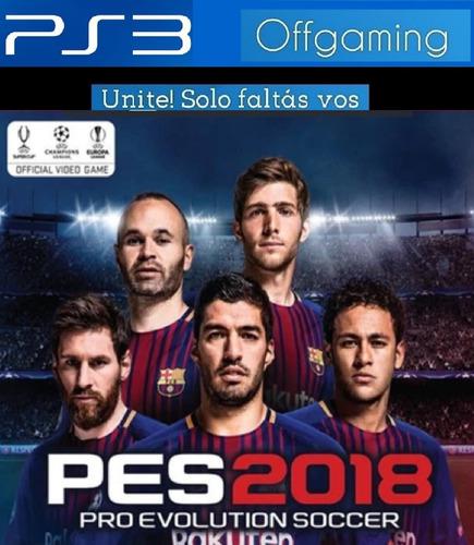 Pes 2018 Pro Evolution Soccer 18 Ps3 Digital Latino -