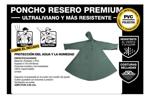 Poncho Resero Impermeable Pampero