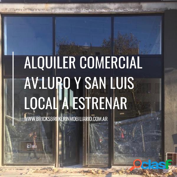 Alquiler Comercial, Local a estrenar, 200 M2, Luro y San