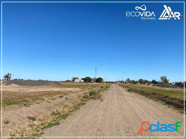 Barrio Ecovida, sobre ruta 18 antes del ingreso a villa