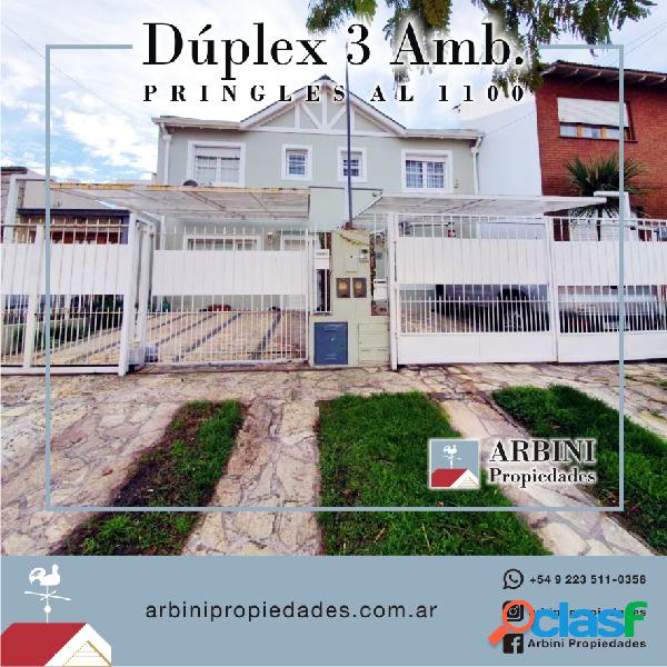 Venta PH - Duplex 3 Ambientes PRINGLES Y VIAMONTE Mar del