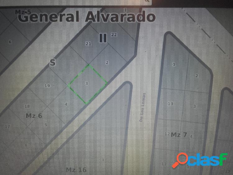 Venta de Terreno Barrio Las Lomas Miramar