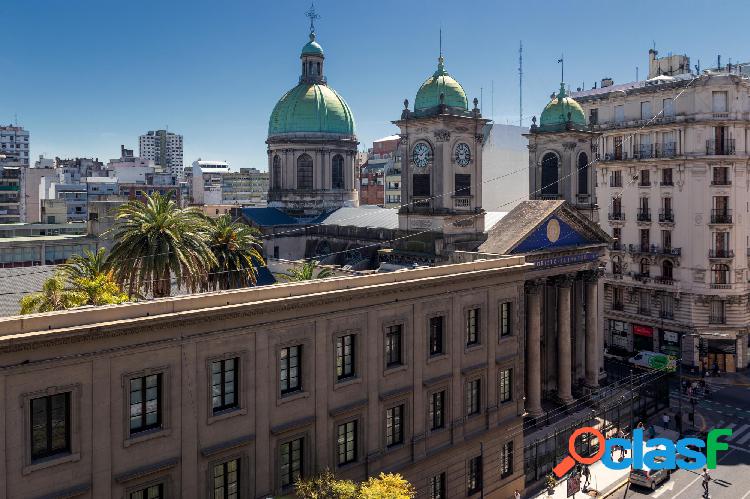 Vista a Cúpulas en el corazón de Buenos Aires.