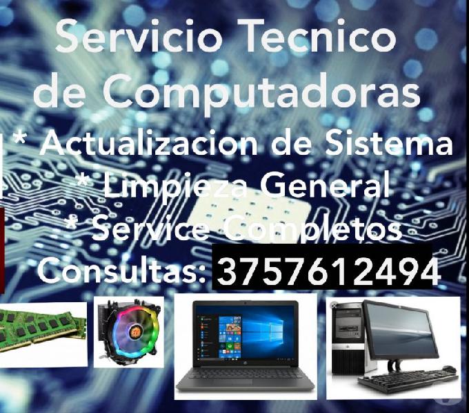 Servicio Tecnico PC, notebooks