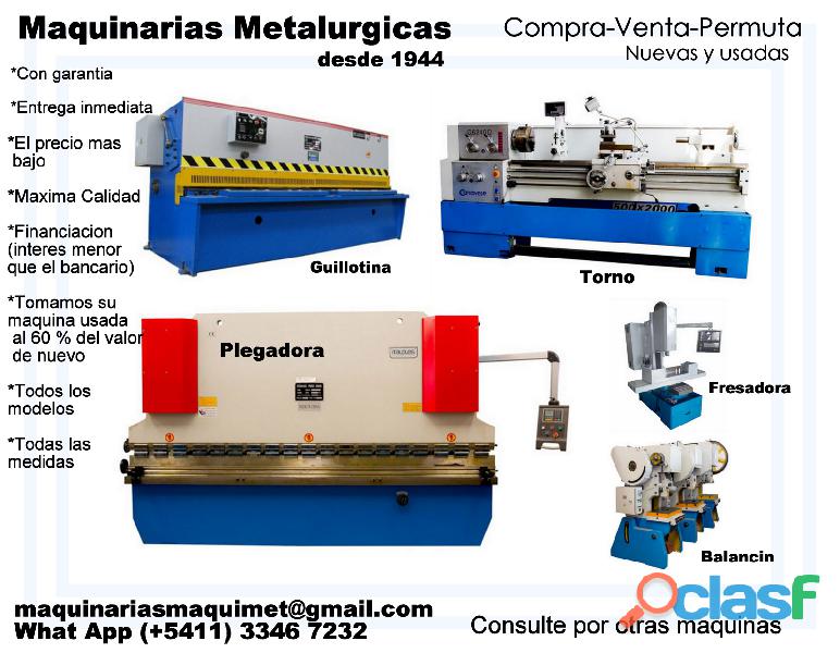 Maquinaria Metalurgicas