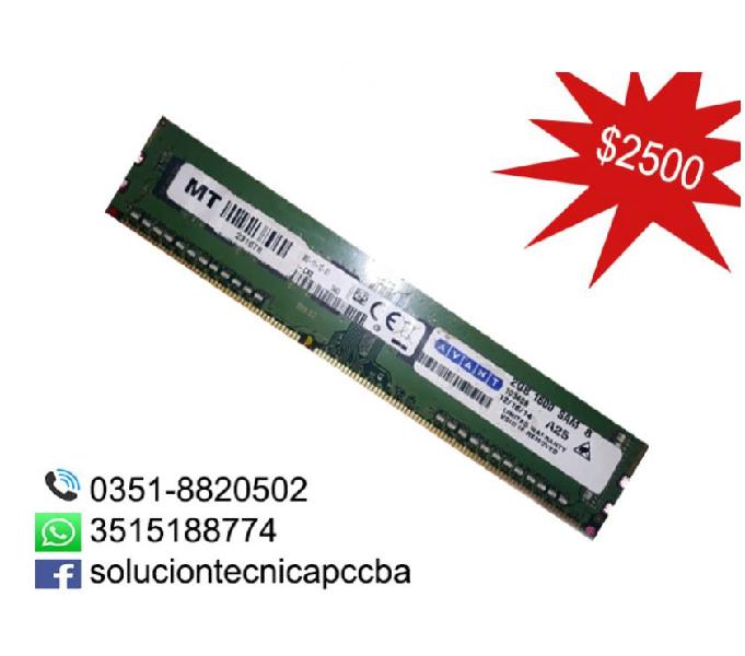 Memoria RAM 2 GB AVANT DDR3 1600 Mhz