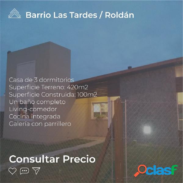 casa/ BARRIO LAS TARDES (roldan)