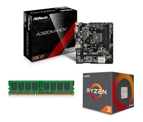 Actualización Combo Amd B450 + Ryzen 3 3200g + 16gb Ddr4