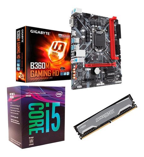 C97 Combo Actualización Pc Intel I5 9400 + B360 + 16gb