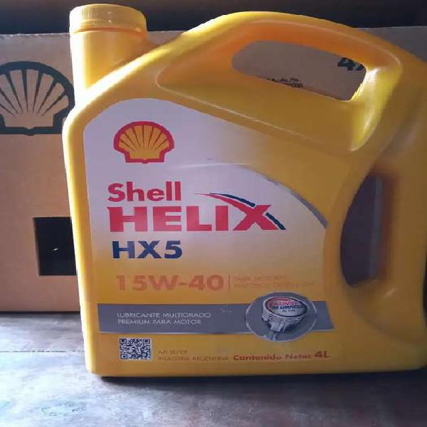 Caja aceites Shell 15w40 auto