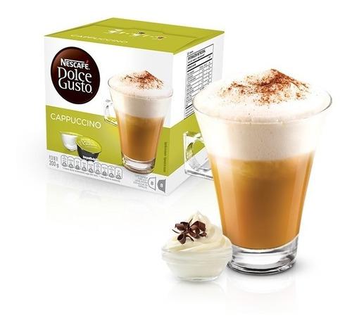 Capsulas Dolce Gusto Nescafe Cappuccino X16 U