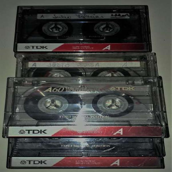 Cassettes Tdk A 60 De Audio Usados Buen Estado 60 Mínutos