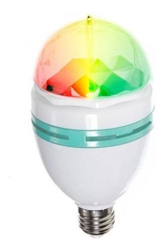 Lampara Led Color Rgb Giratoria Luces Efectos Fiestas