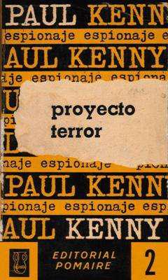 Libro: Proyecto Terror, de Paul Kenny [novela de espionaje]
