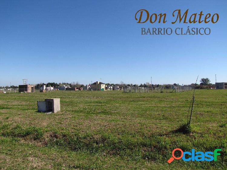 Lote en Don Mateo - Funes- Inmejorable Ubicación - 636 m2