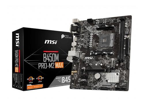 Motherboard Amd Msi B450m Pro M2 Max Am4 Ddr4 B450 Mexx 3