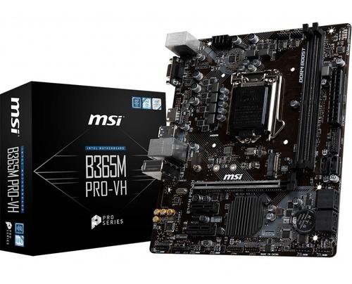 Motherboard Msi B365m Pro-vh Intel B365 9na Gen 3