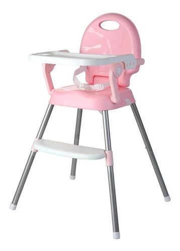 Silla Comer Bebe Booster Alta Portatil 3 En 1 Colores Rooby