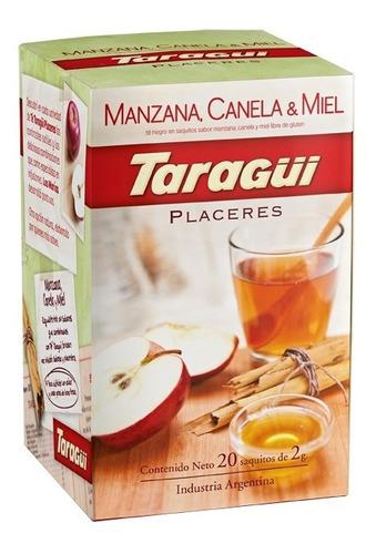 Té Taragui Placeres Manz-canel-miel X20 Saq