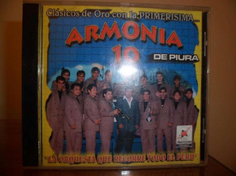 Armonía 10 clásicos de oro cd cumbia
