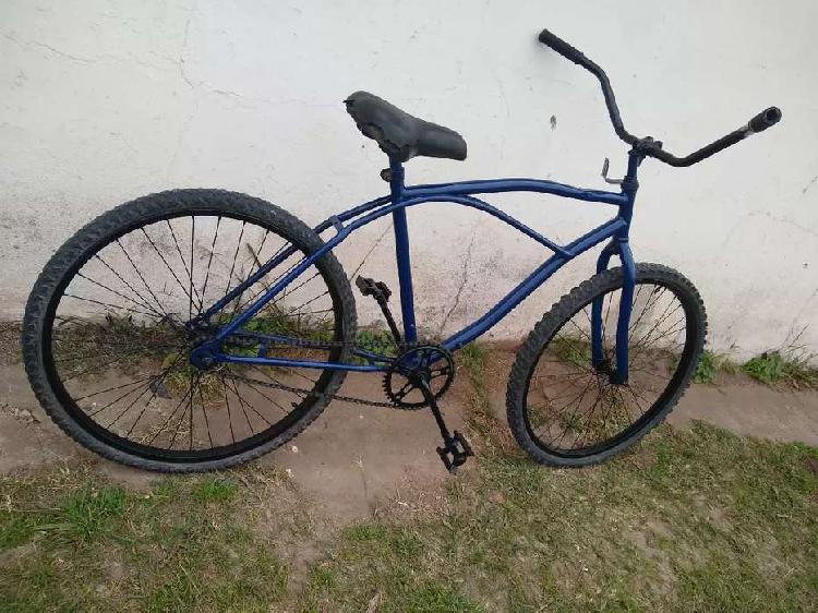Bicicleta con cadena nueva