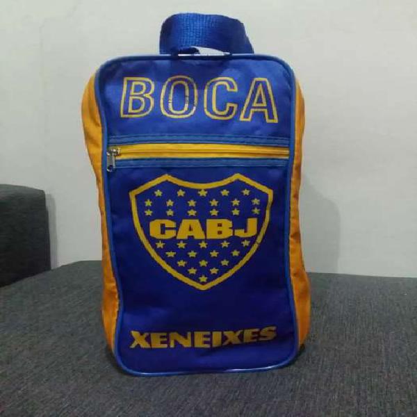 Botinero bolso futbol Boca Juniors