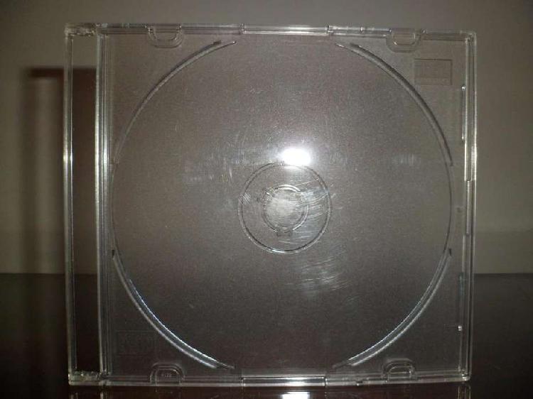 Cajas acrílicas para cd slim transparentes