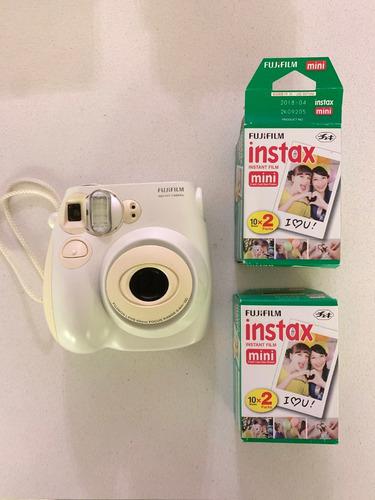 Camara Fujifilm Instax Mini 7s + 4 Rollos (10 Fotos C/u)