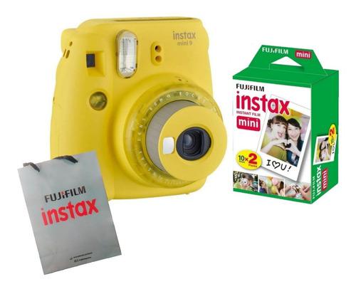 Camara Instantanea Fujifilm Instax Mini 9 Amarilla 20 Fotos