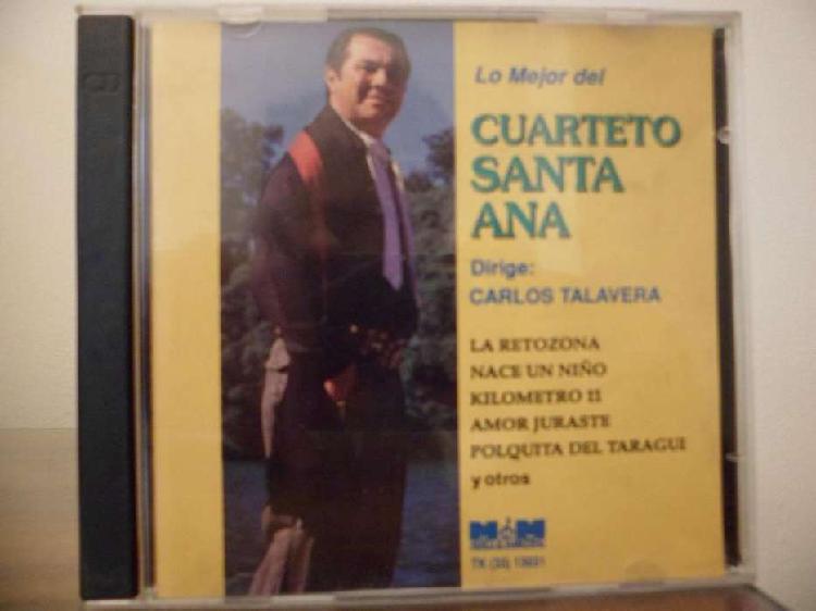 Cuarteto Santa Ana lo mejor cd chamamé