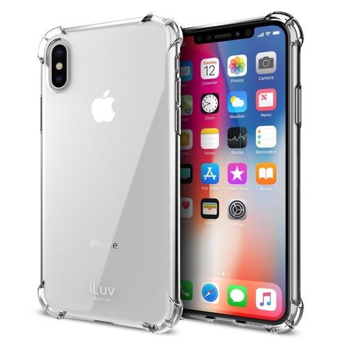 Funda iPhone XR Transparente Anti Golpes + Vidrio Templado