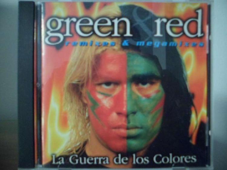 Green Red la guerra de los colores cd cumbia
