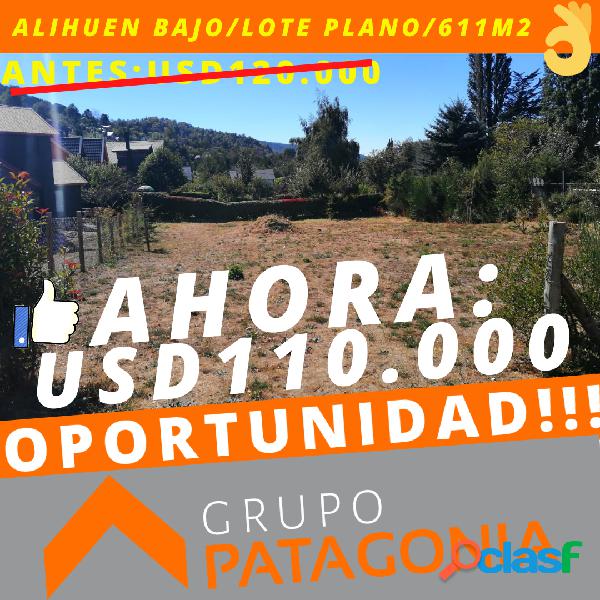 Grupo Patagonia I VENDE I EXCELENTE LOTE en ALIHUEN BAJO /