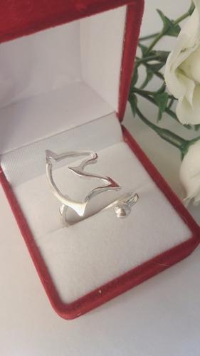 Hermoso Y Delicado Anillo Caballo En Plata. Ideal Regalo