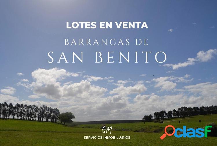 LOTES EN VENTA BARRANCAS DE SAN BENITO