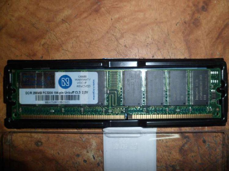 Memoria Ram DDR 256Mb PC3200 Novatech para PC