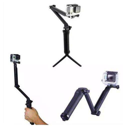 Monopod Grip 3 Way Selfie Camara deportiva