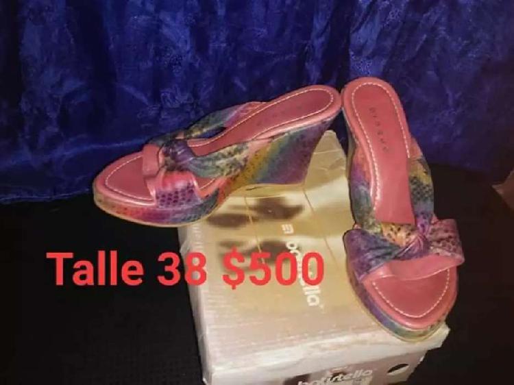 VENDO ZAPATO TALLE 38 POCO USO