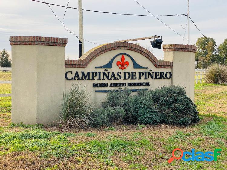 VENTA - TERRENO EN CAMPIÑAS DE PIÑERO - ENTREGA INMEDIATA