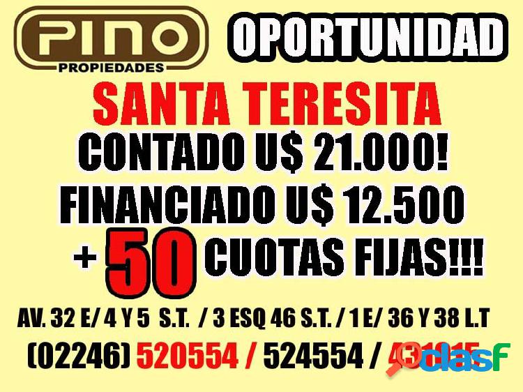 Oportunidad! U$ 21.000 o anticipo y 50 cuotas