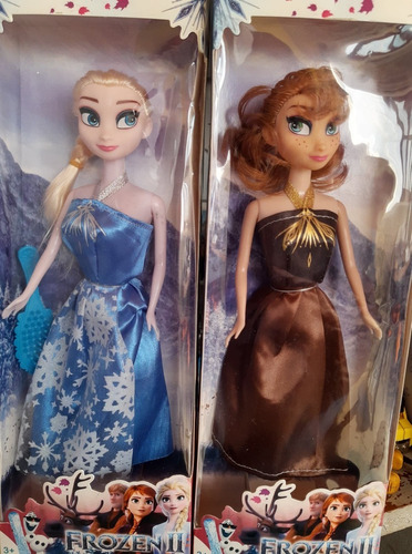 2 Muñecas Elsa Y Anna De Frozen