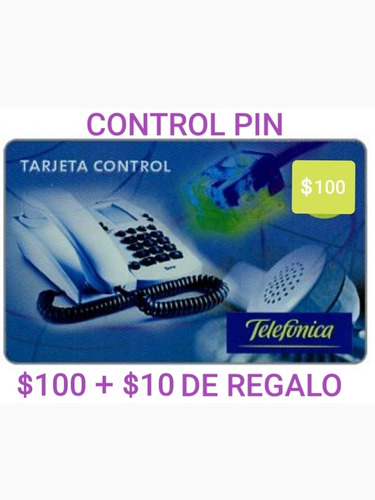 Tarjeta Telefonica Control Pin $ Hs.