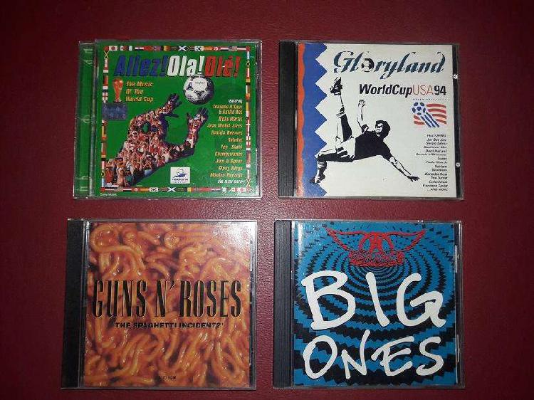4 CD's / Guns N'Roses / Aerosmith / World Cup '94 '98
